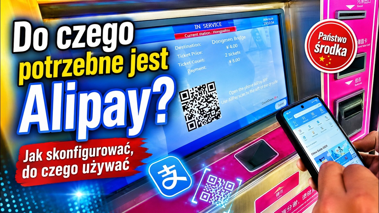 Chiny: czy naprawdę nie można płacić got&oacute;wką i kartami? Sprawdzamy Ep.002 4K