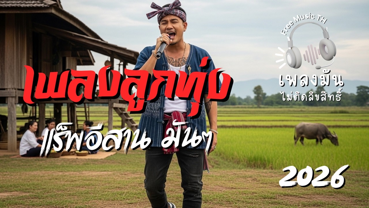 เพลงลูกทุ่งมันๆ ใหม่ล่าสุด 2026 🔥 อีสาน แร็พไทยมันๆ | เพลงฟรีไม่มีลิขสิทธิ์ (FreeMusicTH)
