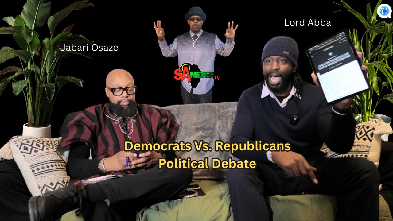 Prof. Jabari Oaze Vs. Lord Abba:  Democrats Vs. Republicans Political Debate. 