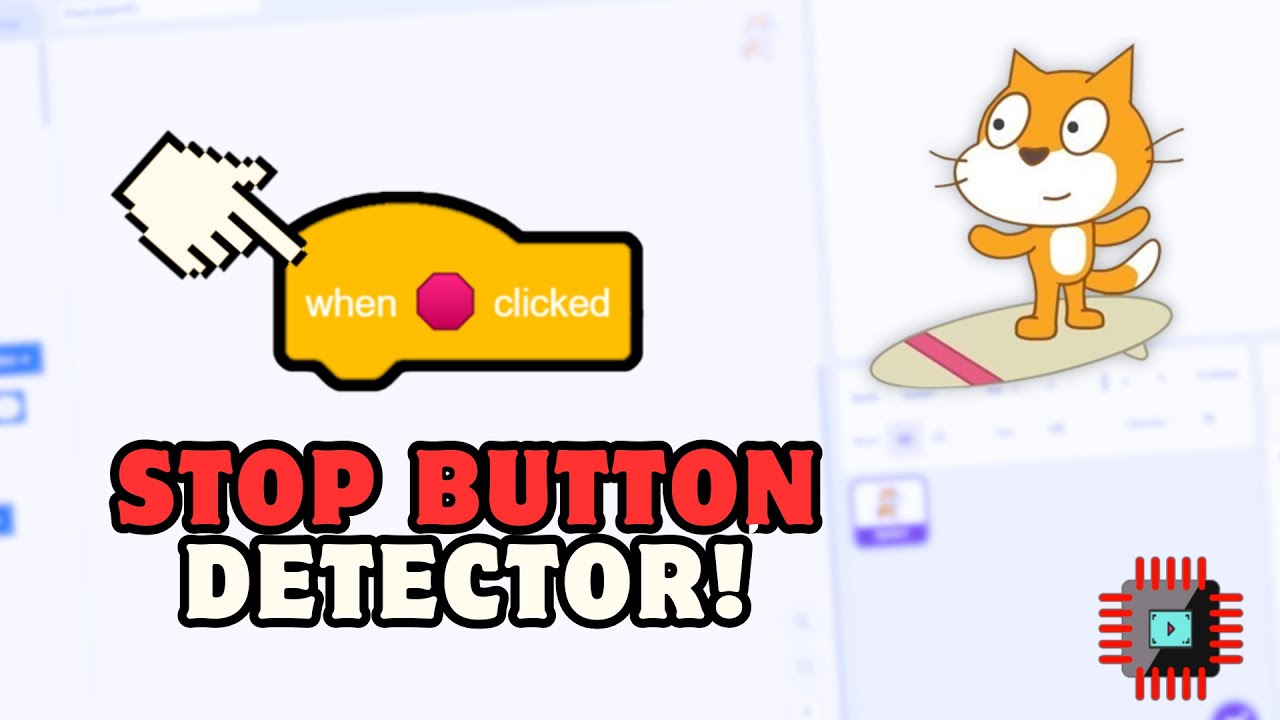 STOP BUTTON DETECTOR 🛑 in Scratch! | Just Finished Coding!