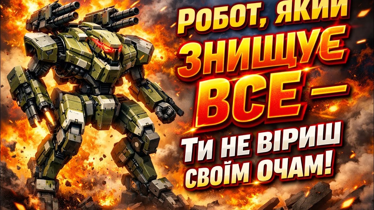 Робот, який знищує ВСЕ — Ти не віриш своїм очам!