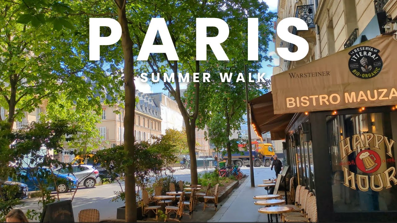 Paris 2024 Olympics :🌞🚶‍♂️ Walk Through Paris: A Summer Walk in 2024 🇫🇷✨