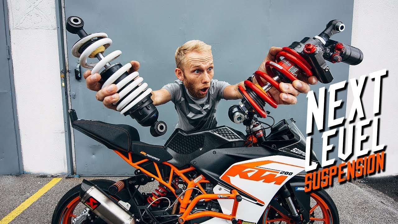 KTM RC 200 УСТАНОВКА ГОНОЧНОЙ ПОДВЕСКИ | RokON vlog #67