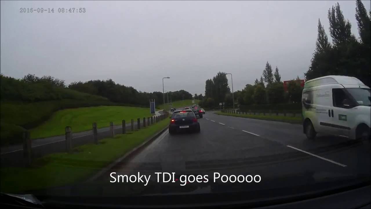 Smoky TDI and roundabout clown