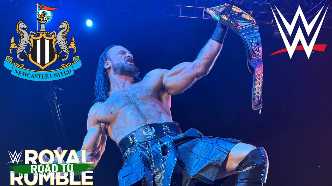 I WENT TO WWE ROAD TO ROYAL RUMBLE IN NEWCASTLE 