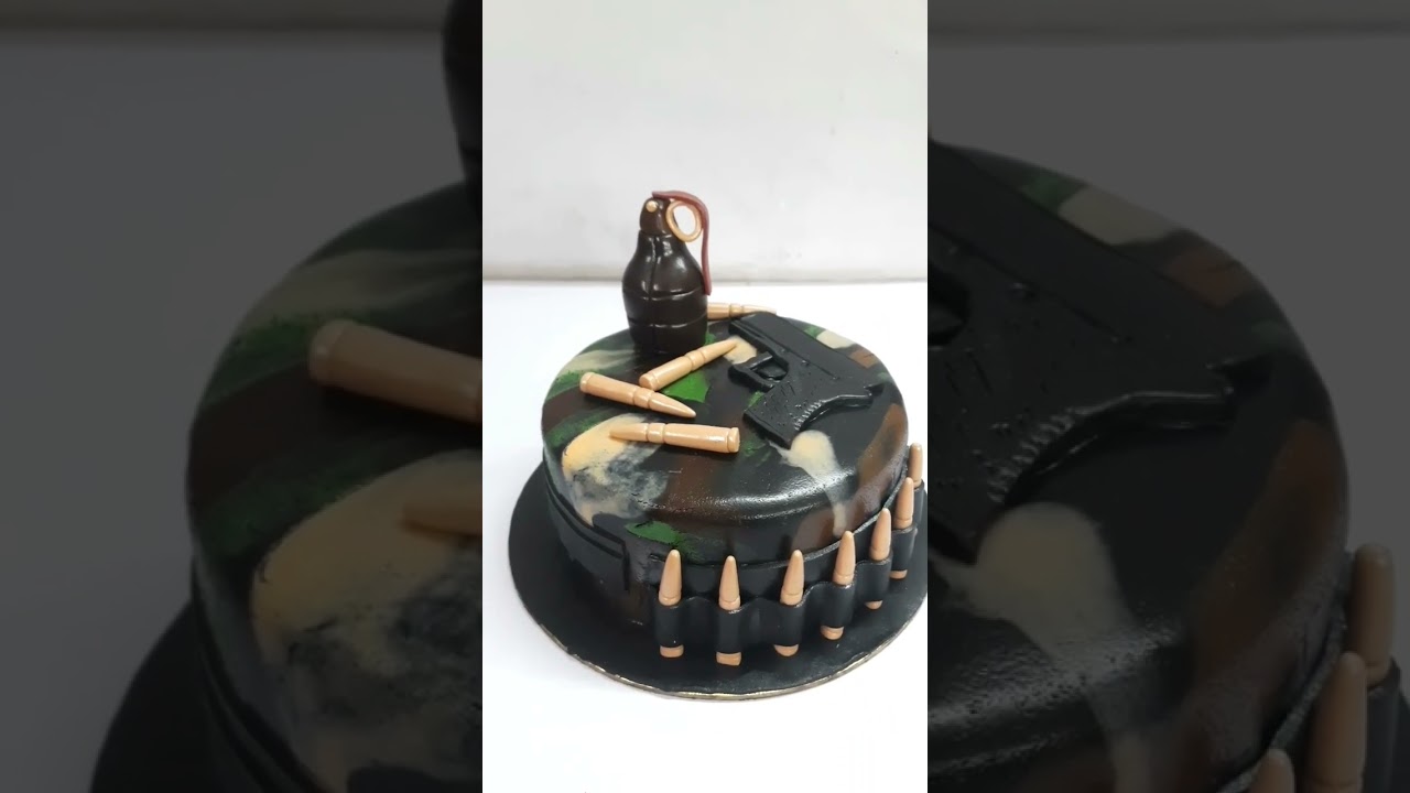 Army Thema Cake Design || #Army Cake Design idea || Army lover Cake