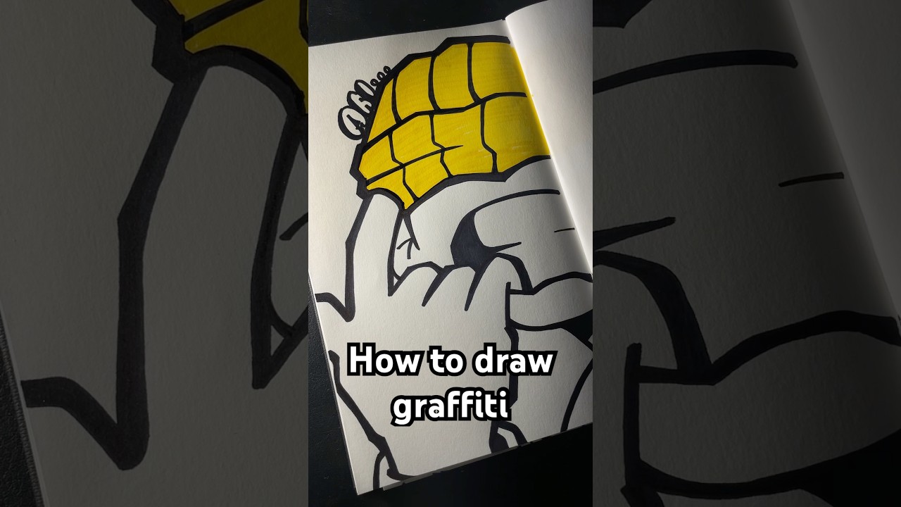 Simple Graffiti Character #shorts #art