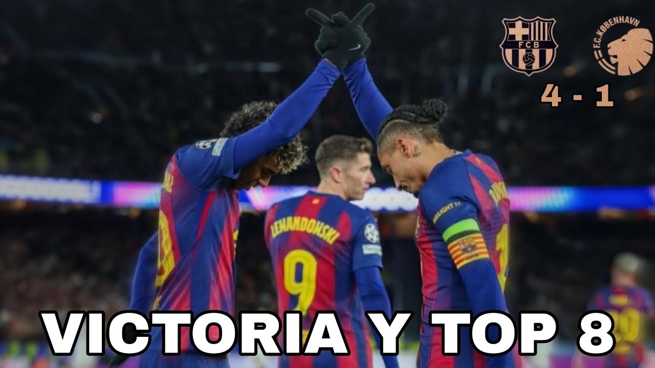 BARÇA 4 - 1 COPENHAGUE |  NOS AHORRAMOS LA RONDA EXTRA 💪