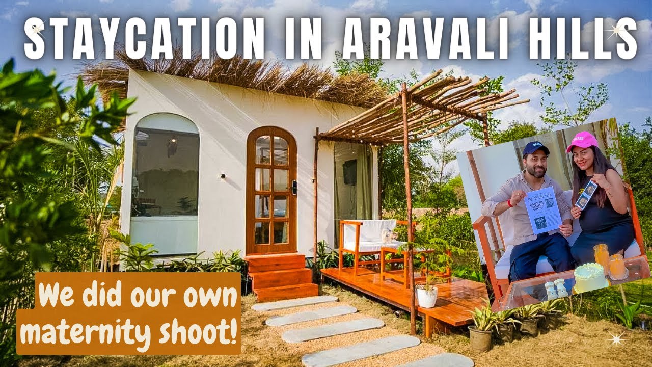 Staycation in Gurgaon | leopard trail Gurgaon | Staycation near delhi | Pregnancy announcement ideas