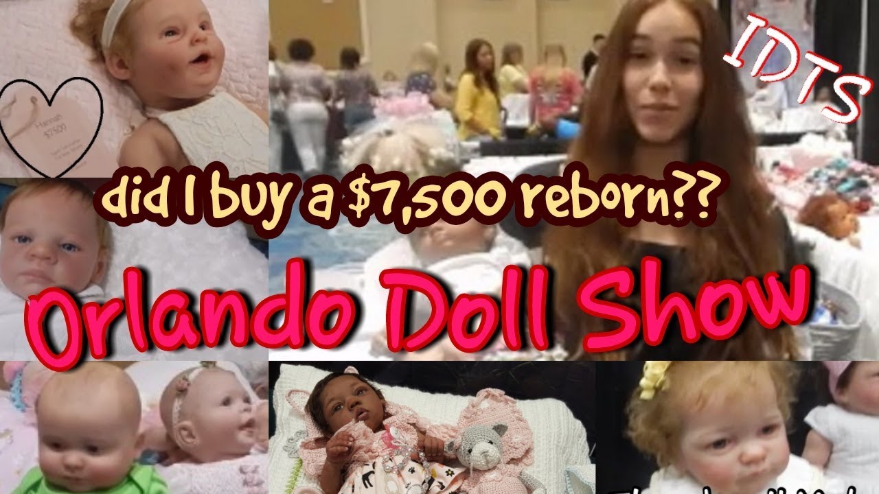 A $7,500 Silicone Baby! At The 2019 International Doll and Teddy Show In Orlando!