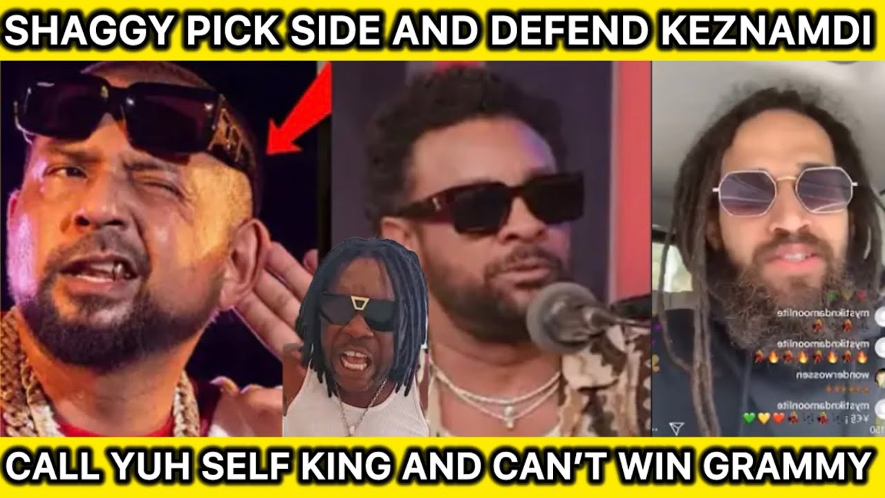 Shaggy RUB out vybz kartel for Keznamdi Sean Paul defend masicka 