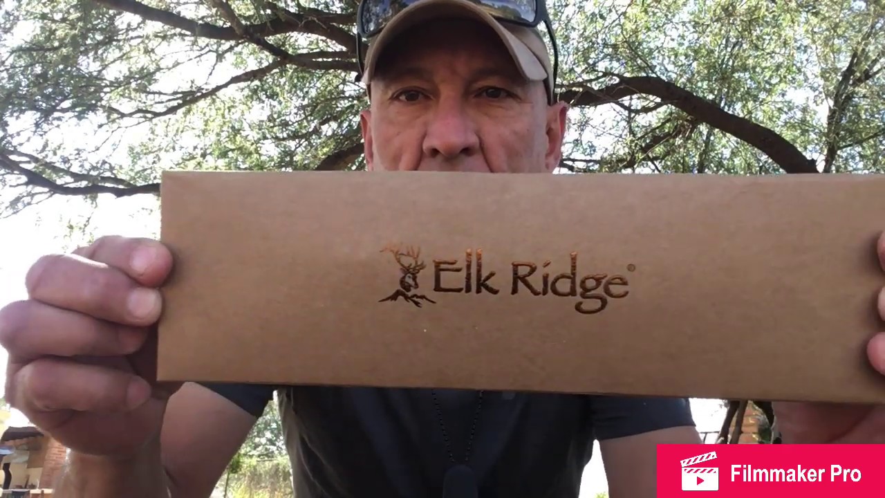 ¡Cuchillo Elk Ridge Bushcraft en español!