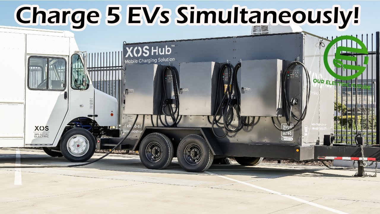 Revolutionizing EV Charging: Introducing the Compact and Powerful Xos Hub 2.0.