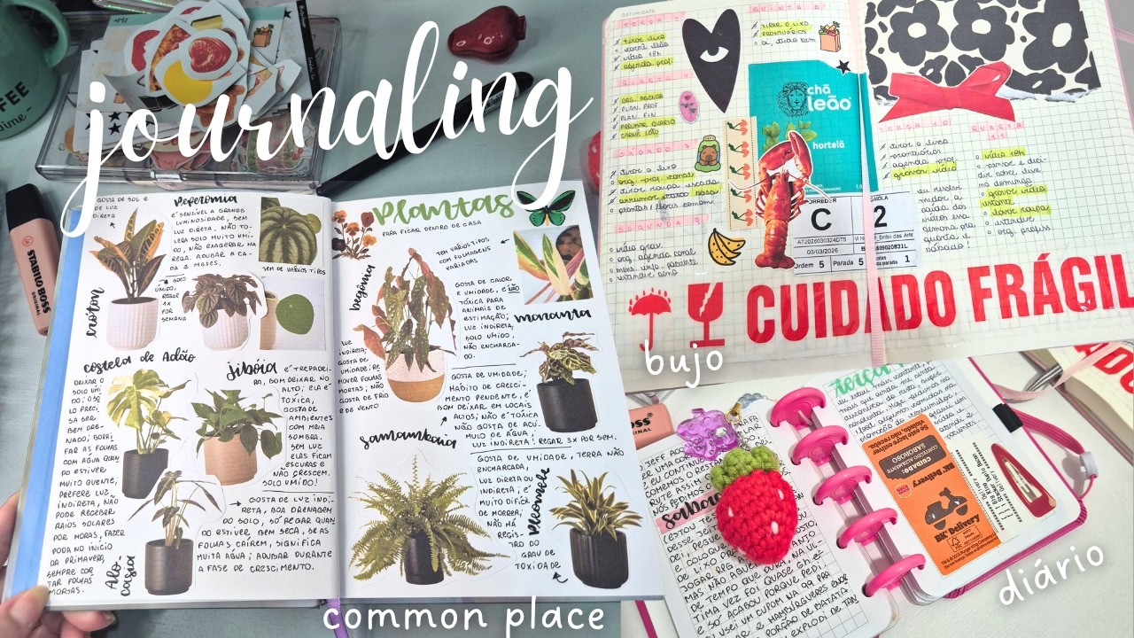 o que é um commonplace book? ✨ inteligine + journal with me