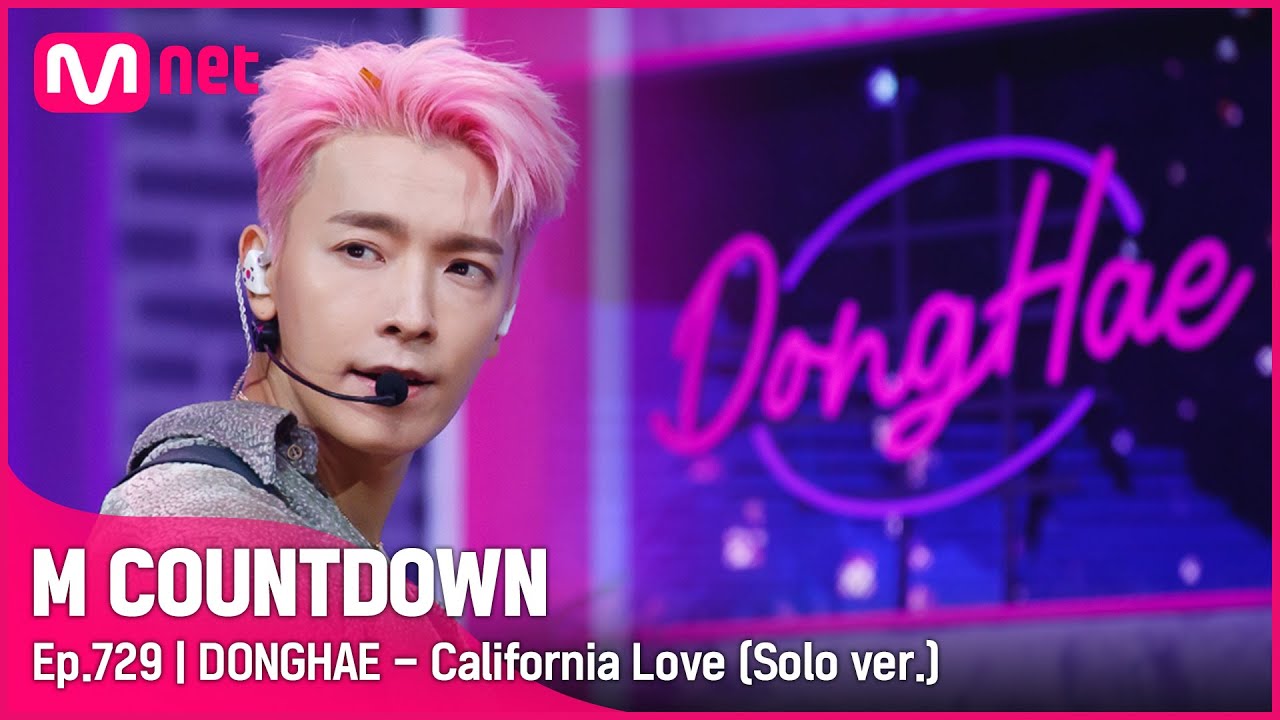 [DONGHAE - California Love (Solo ver.)] Comeback Stage | #엠카운트다운 EP.729 | Mnet 211014 방송