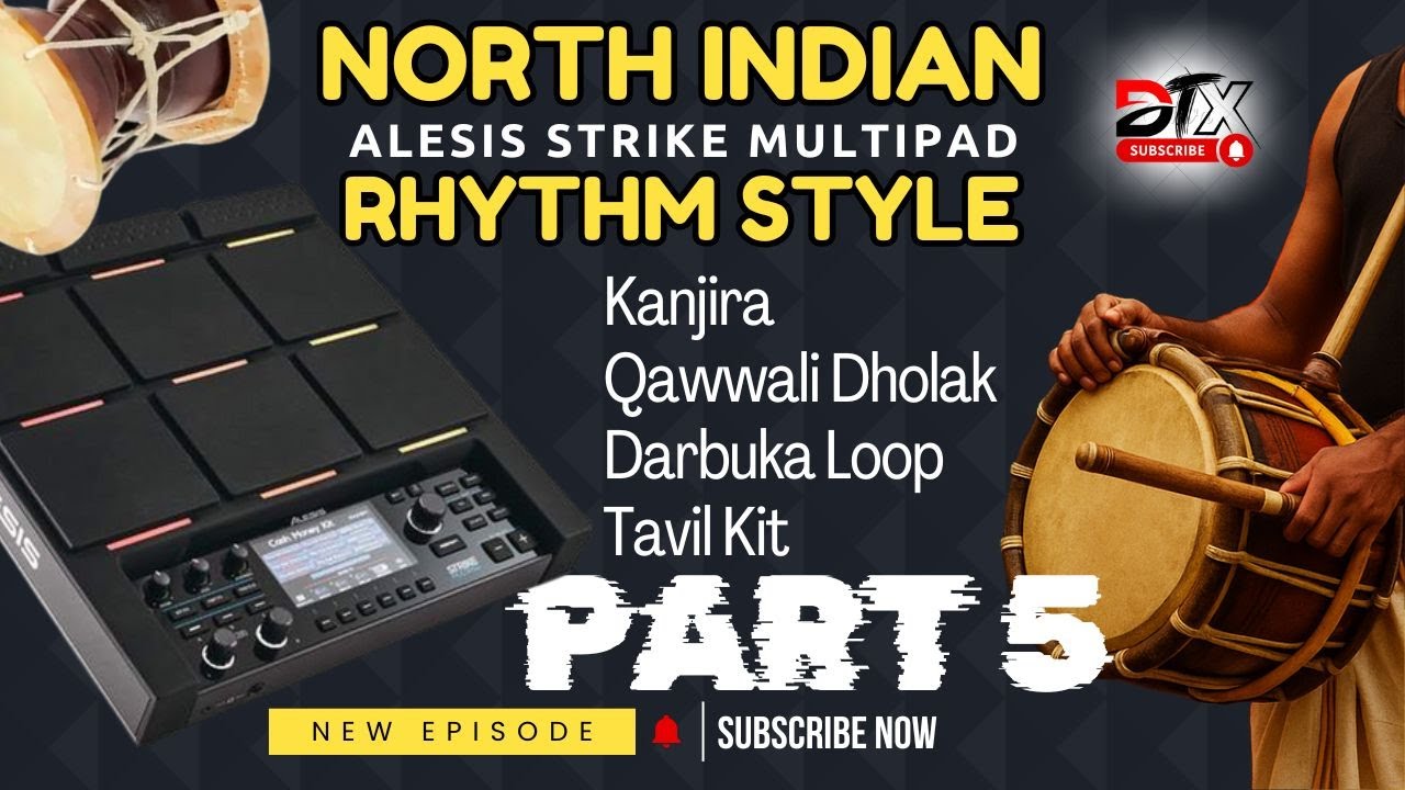 Alesis Strike Multipad | North Indian Rhythm style | PART - 5 #alesis #northIndianFusion #remixloop