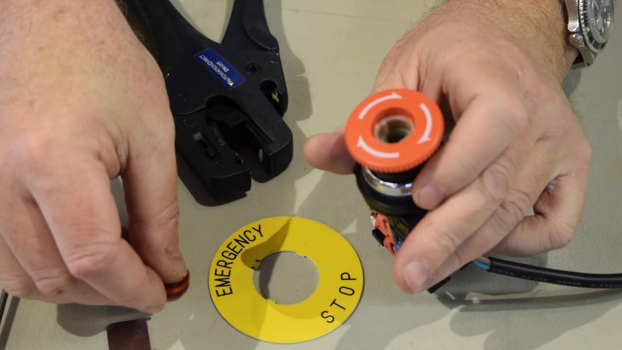 Martin Lathe Electrical Panel #2 (How to wire an E-Stop Switch)