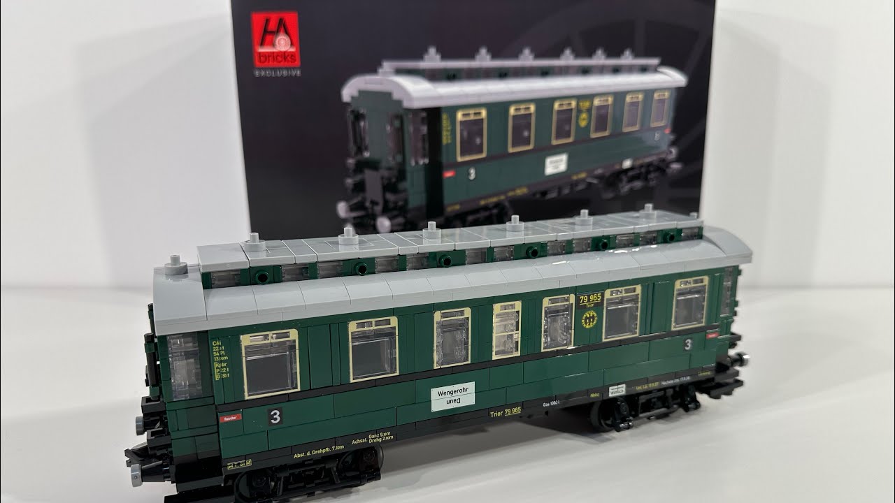 LEGO Trains - HA Bricks Passenger Car (C41 PR15) Set Review