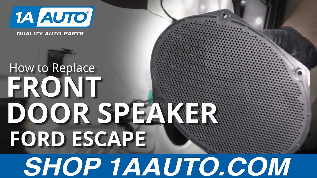 Как заменить динамик в передней двери Ford Escape 08-12