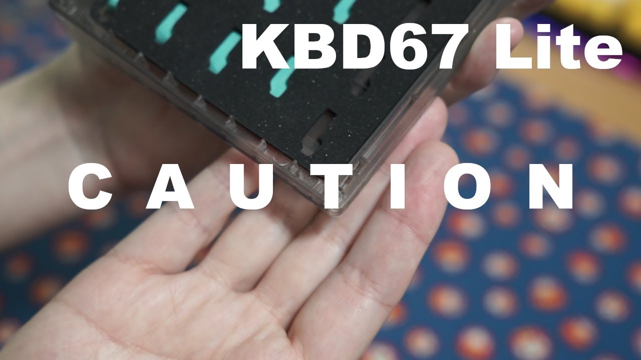 KBD67 Lite Case Cracked!? /  ケースにひび割れ!?