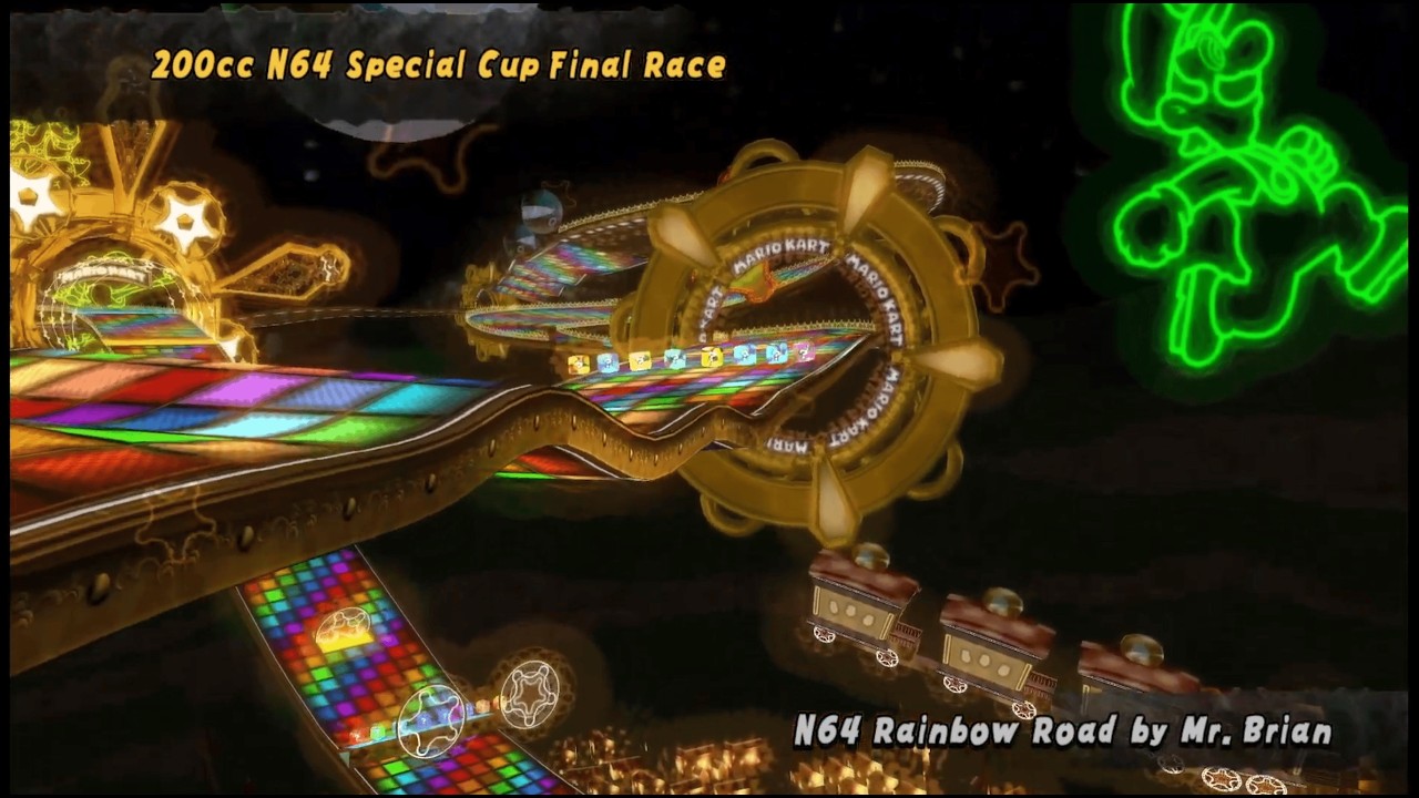 ** Mario Kart Wii Deluxe X **  ALL N64 Tracks (200cc)