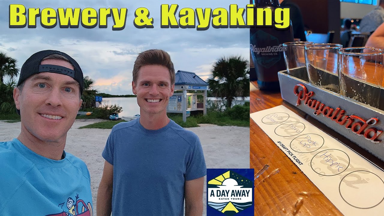 Must-Do Bioluminescence Kayak with A Day Away 🌊 | Playalinda Brewery Review 🍔 | Florida Hidden Gems