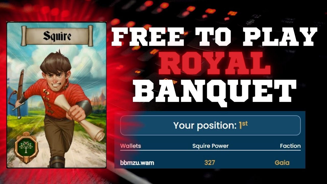 Royal Banquet Tutorial! Earn Wax Selling Tokens & NFTs In This FREE Game