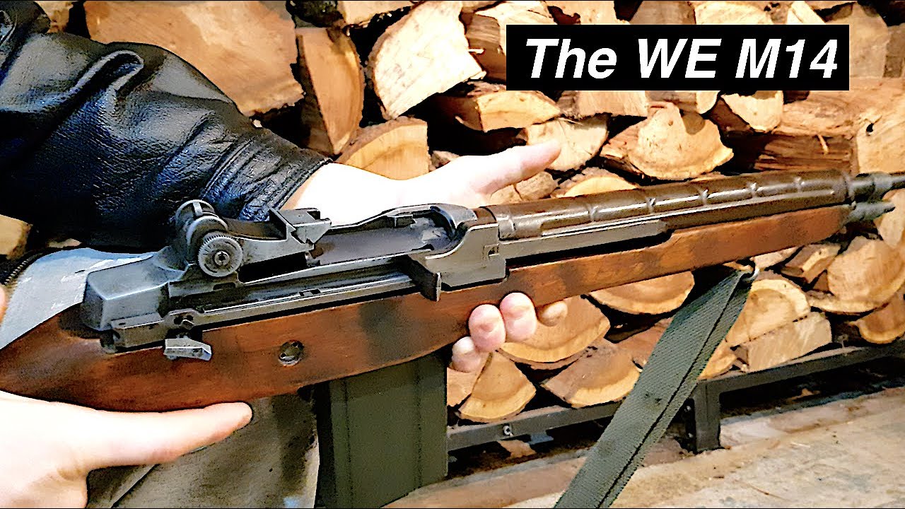 Airsoft WE M14 w/ RA-Tech Steel Trigger Unit