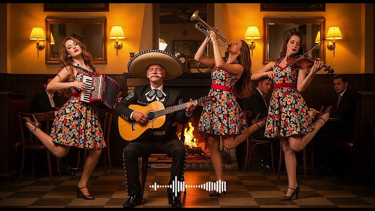 Mariachi Folk Dance Polka – Uplifting Brass & Accordion Harmony