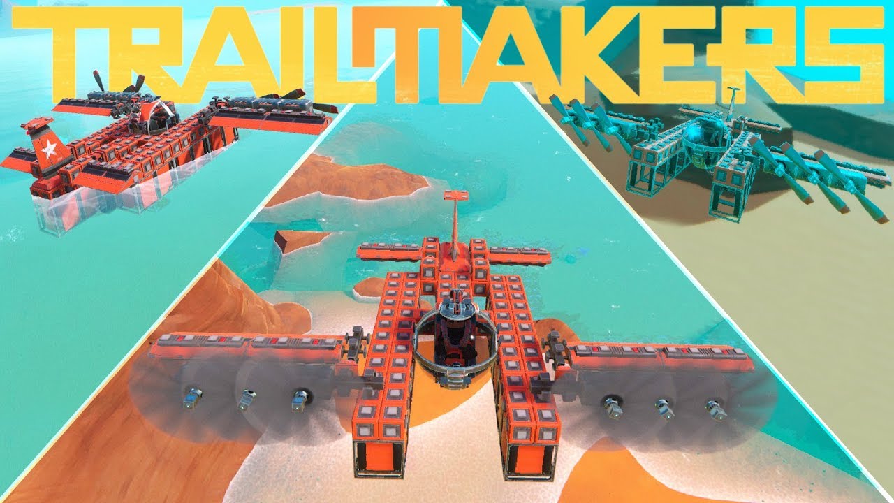 Trailmakers - 3 in 1 Submarine Boat Plane Build! - Trailmakers Gameplay