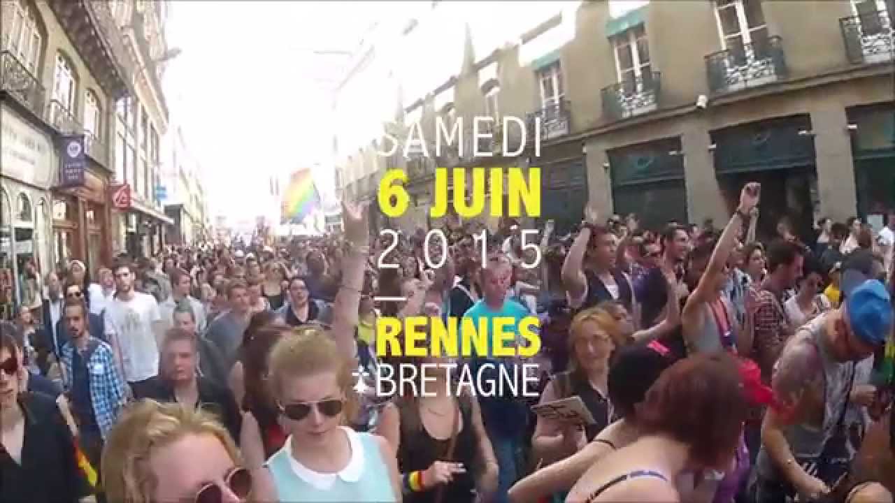 teaser Marche des Fiertés Rennes-Bretagne 2015