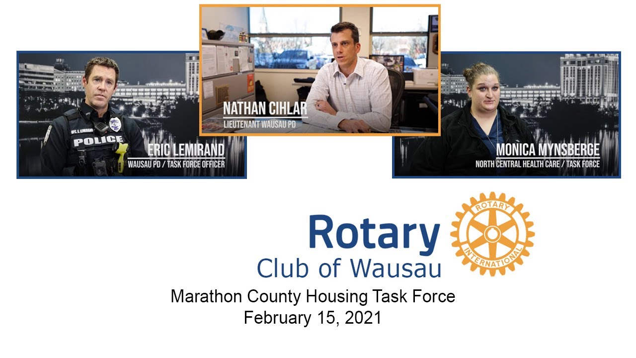 Feb 15, 2021 - Club Meeting - Marathon County Housing Task Force