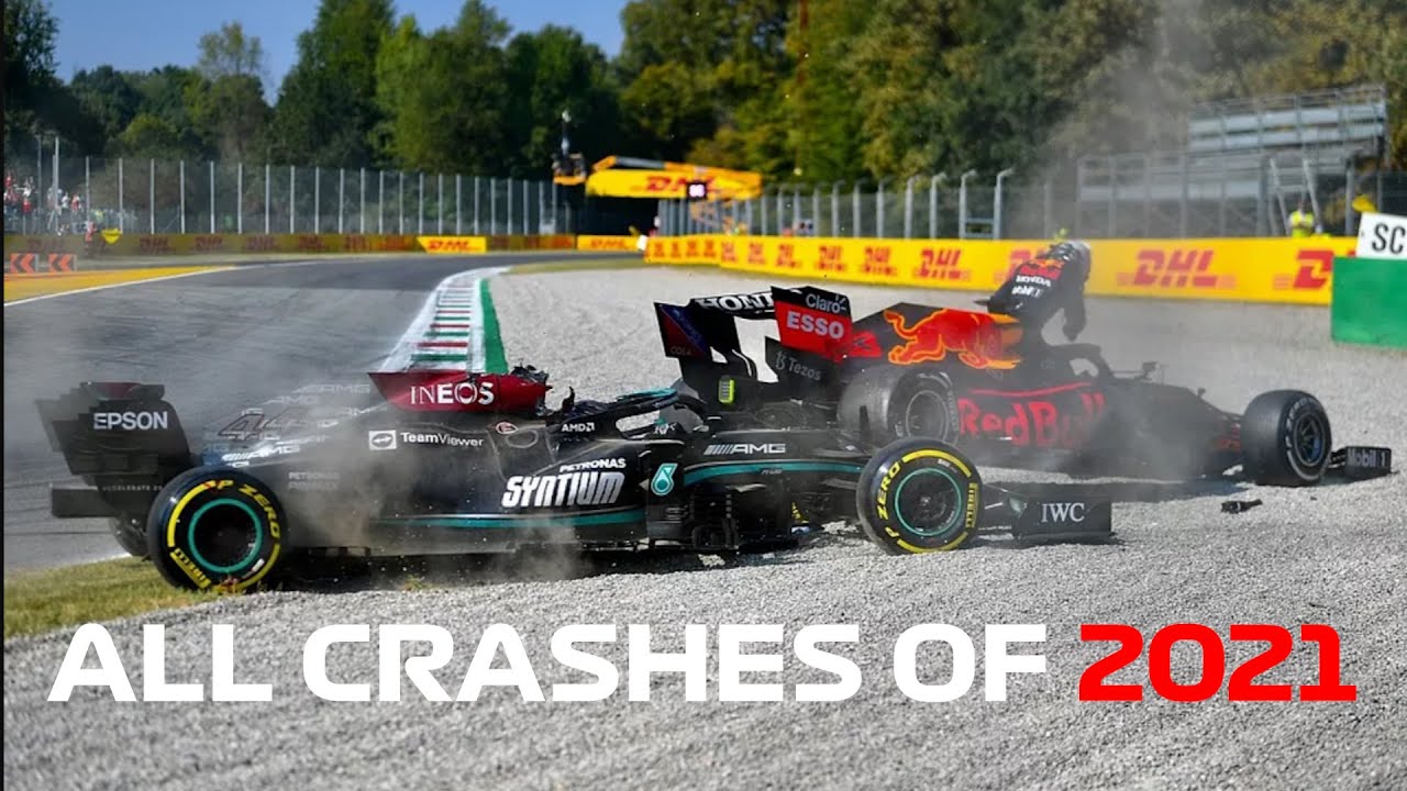All F1 crashes of 2021