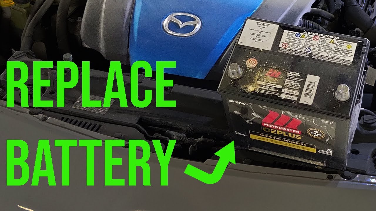 Как [ЛЕГКО] заменить аккумулятор - Mazda 3 (2010-2013)