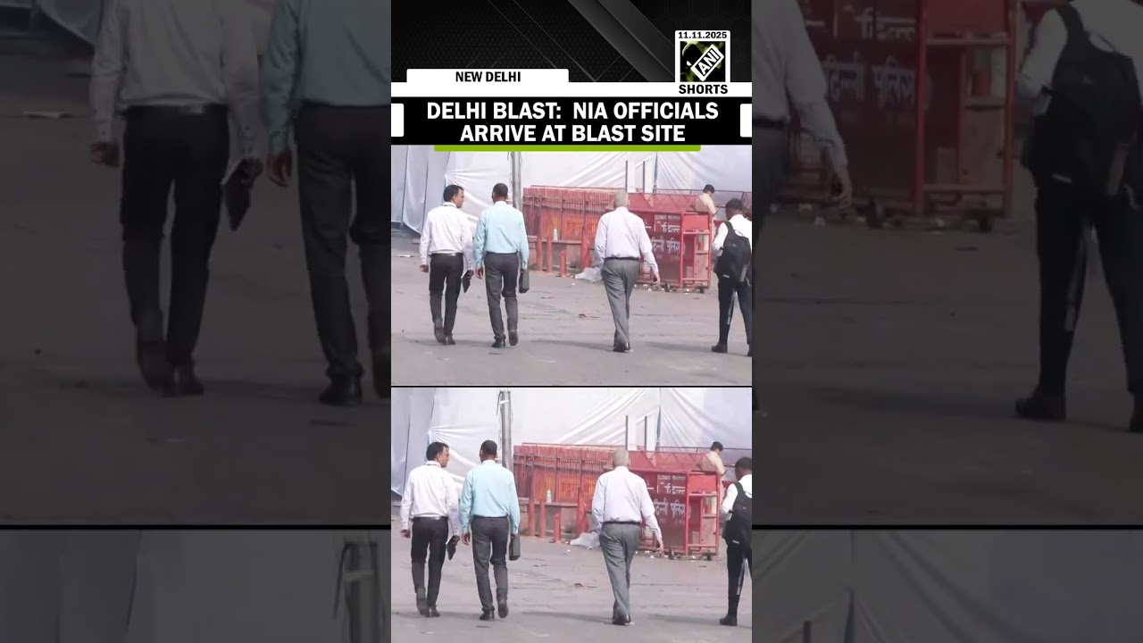 Delhi Red Fort Blast: National Investigation Agency officials arrive at blast site