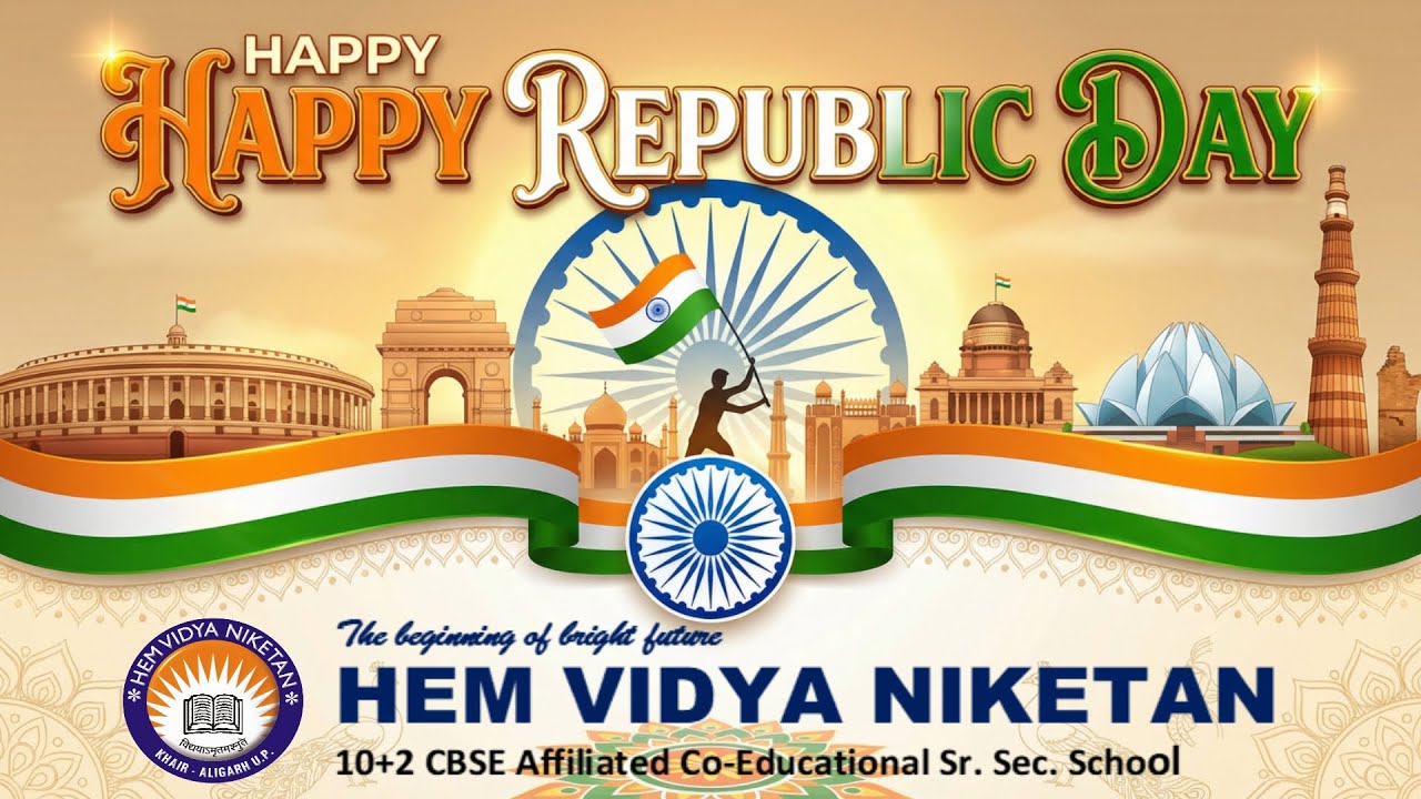 Republic Day Celebration HEM VIDYA NIKETAN 