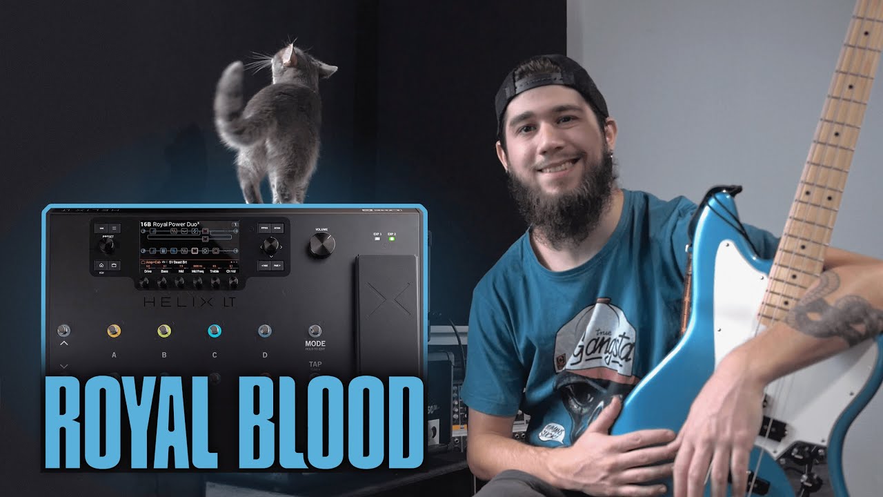 Getting a Royal Blood type Bass Tone using the Helix