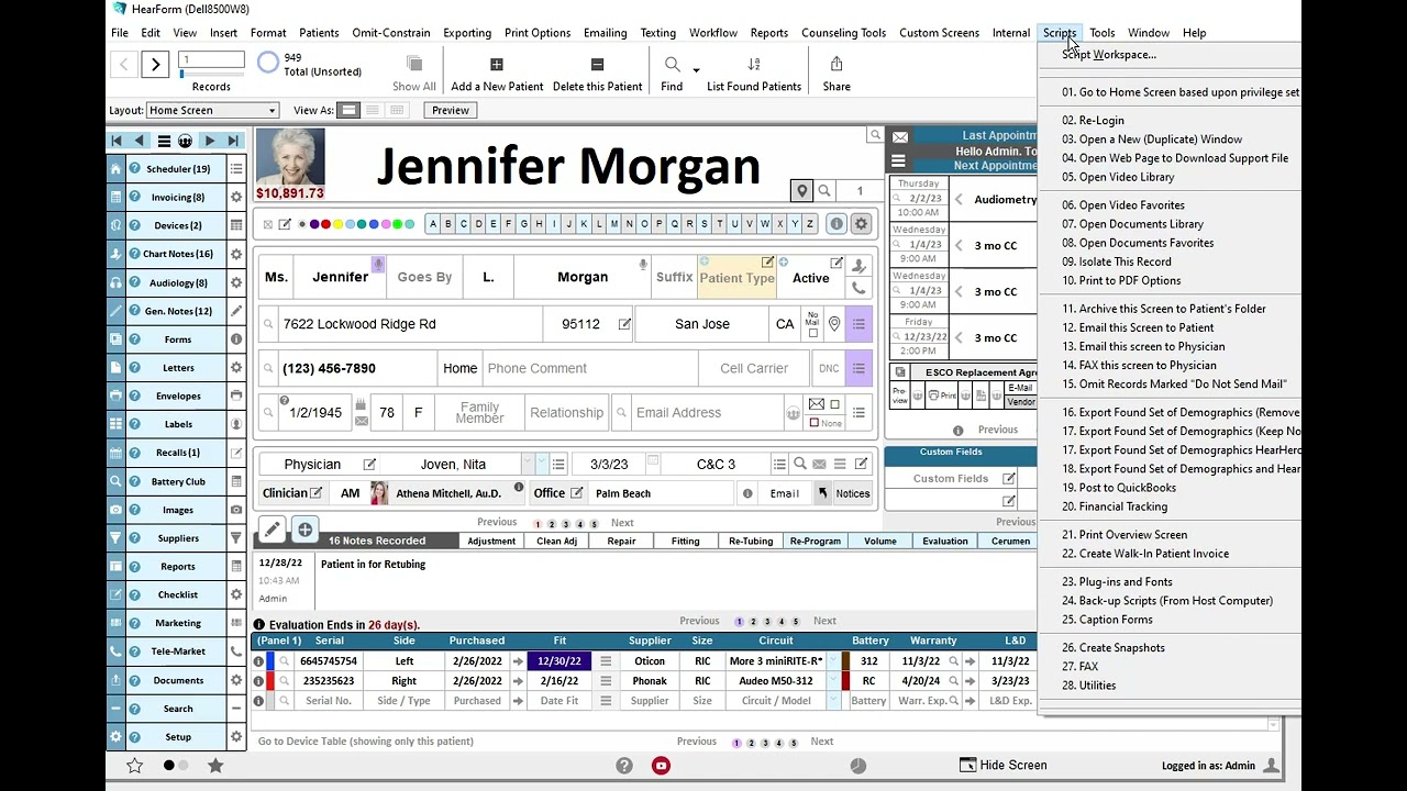 HearForm Tweaks, Fonts and Plug-ins