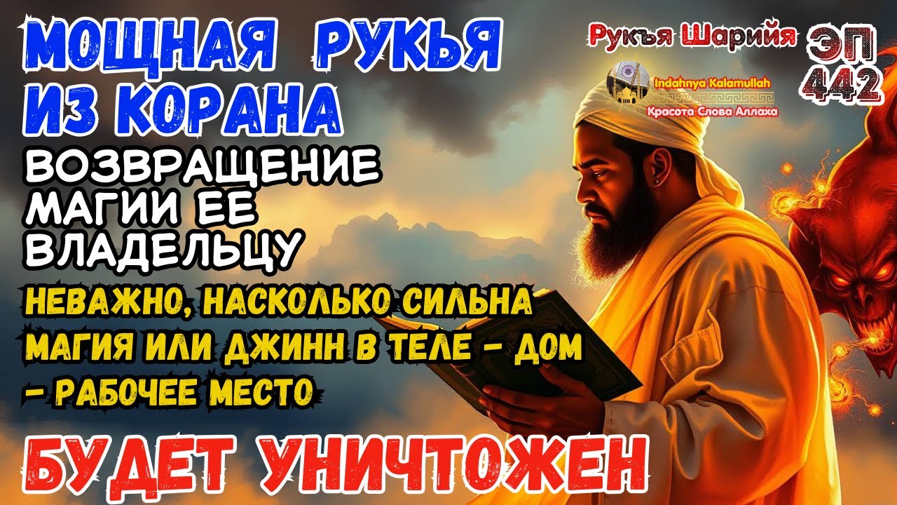 Сильная Рукья от Джиннов, Колдовства и Шайтана в Доме и Теле | Эпизод 442