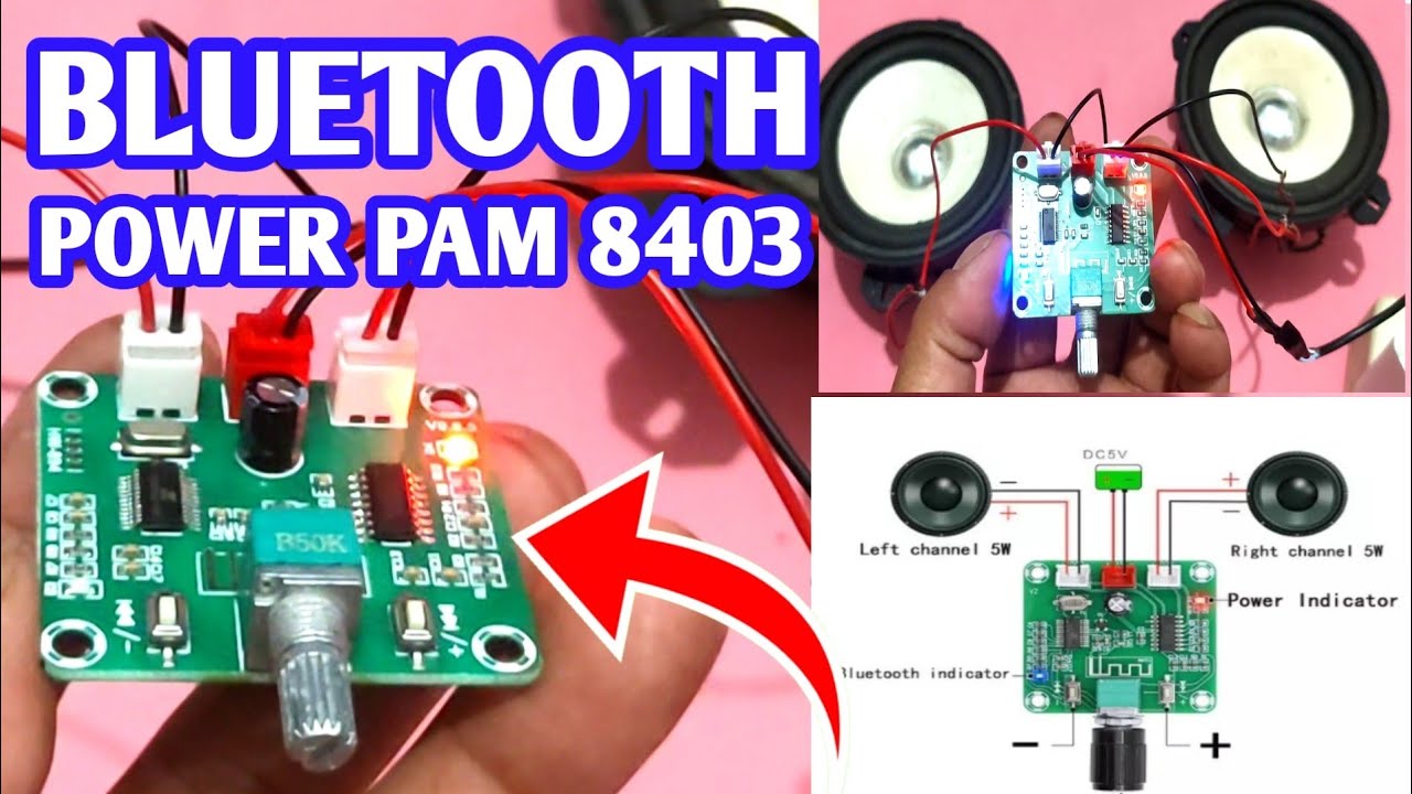 Tes Power Amplifier Bluetooth Power Pam 8403 Mini