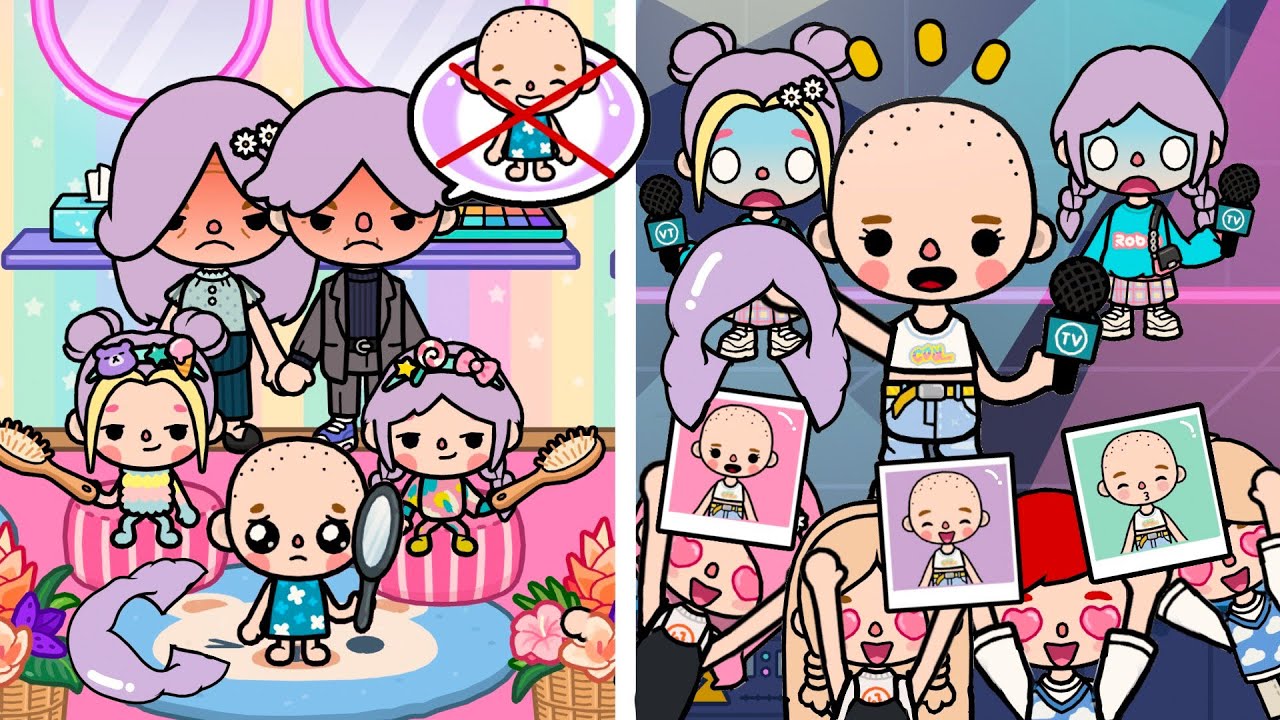 My Parents and Siblings Hate Me Because I have Cancer 👩🏼➡️🧑🏻‍🦲 | Sad Story | Toca Boca