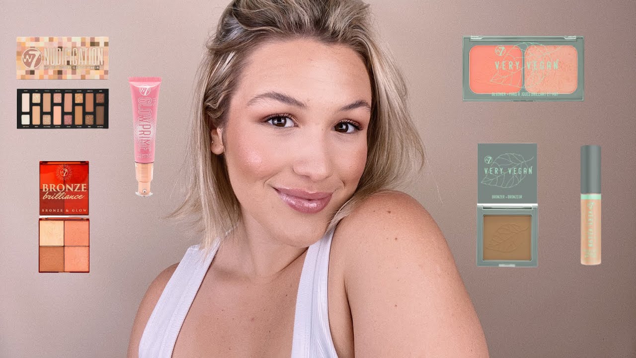 FULL FACE con PRODUCTOS de W7 | NUEVA COLECCIÓN VERY VEGAN 🌱 | Lovely Amy