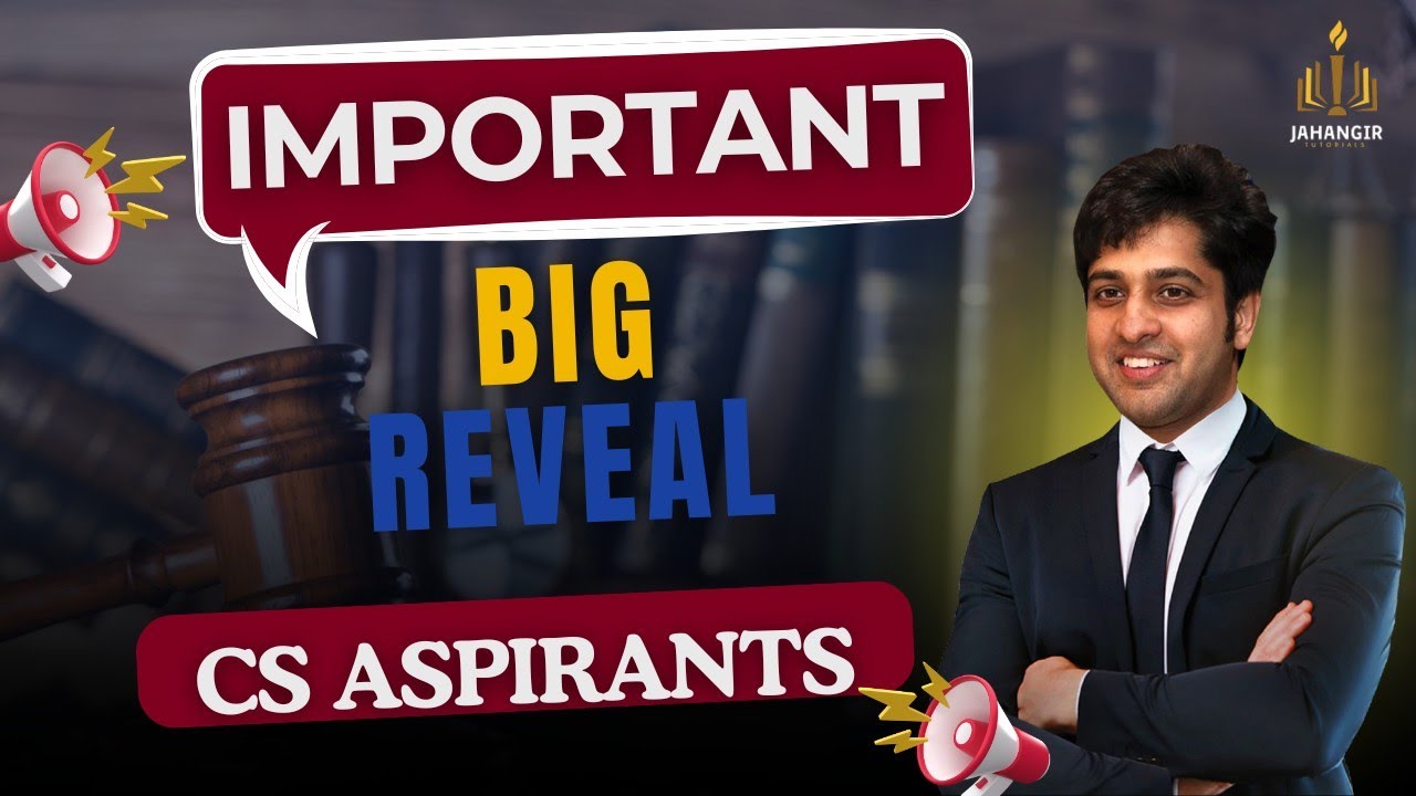 🔥 BIG REVEAL | Best CS Classes in Mumbai | Company Secretary Classes Mumbai &ndash; Jahangir Tutorials