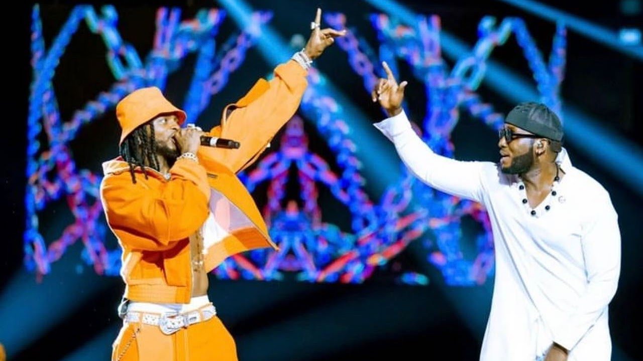 Diamond Platinumz and The Ben sing WHY at Trace Awards Rwanda 2023