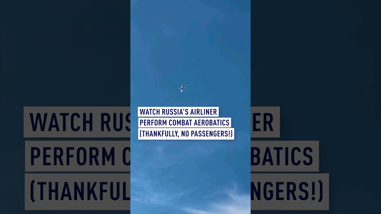 Watch Russian airliner perform combat aerobatics (thankfully, no passengers!)