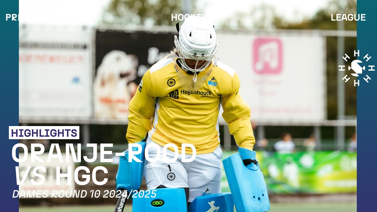 Oranje-Rood - HGC 🏑 Tulp Hoofdklasse Dames ‘24/’25 RONDE 10 | Samenvatting