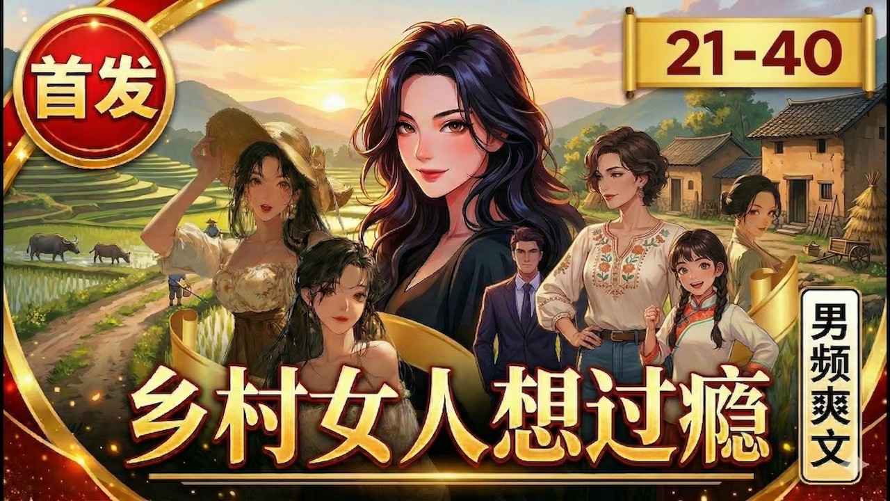 💥【全网首发】《乡村女人想过瘾》21-40话合集 | 猛汉张凡强势回村，各路绝色村花、高冷女总裁排队上门？一口气听爽！