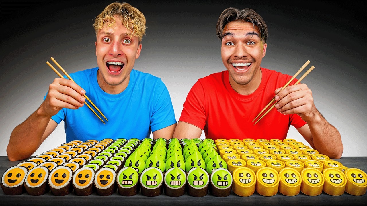 Le Premier Qui Mange Tous Les SUSHI BRAWL STARS Gagne