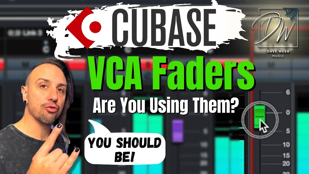 VCA Faders In Cubase - Why You Should Be Using Them