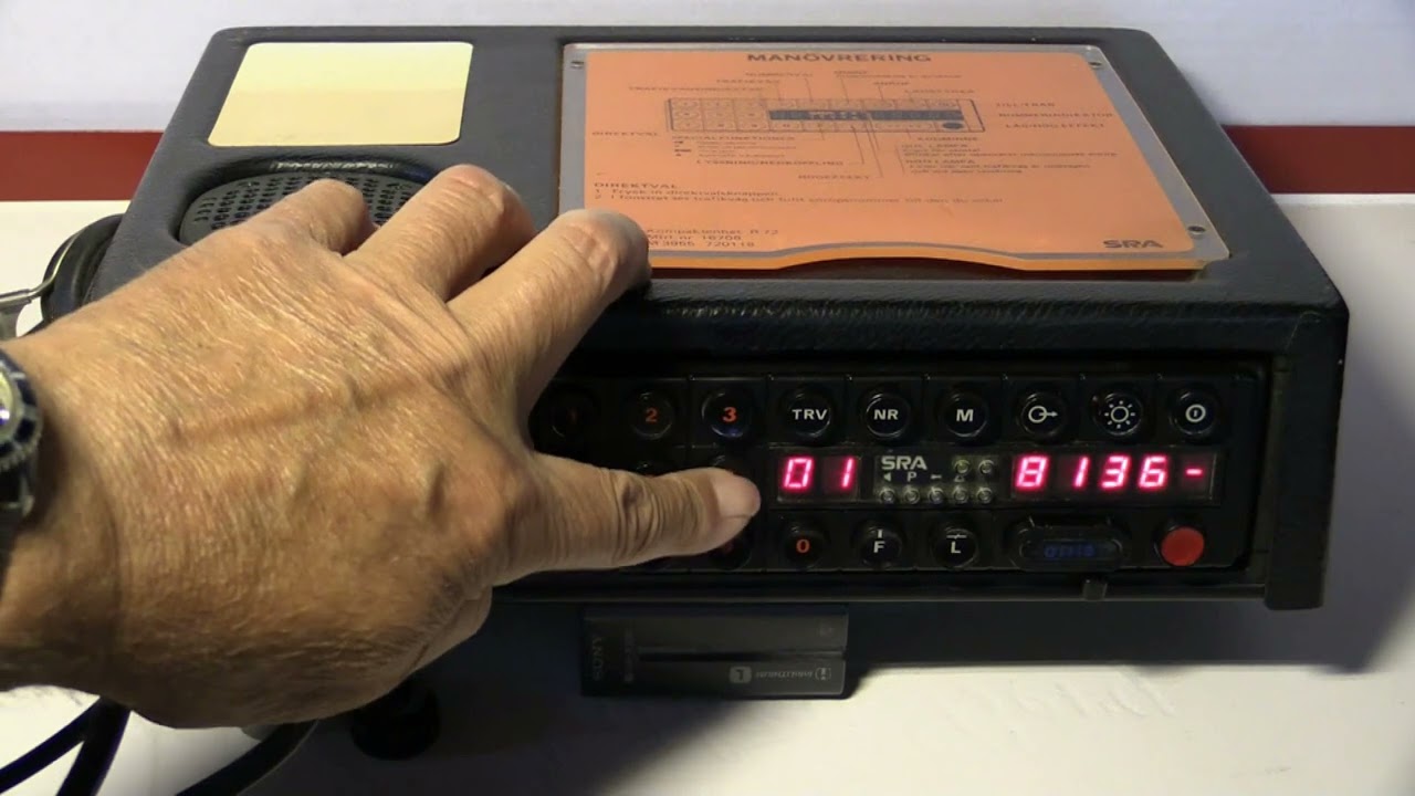 Civilförsvarets R72, med scanning och VHS